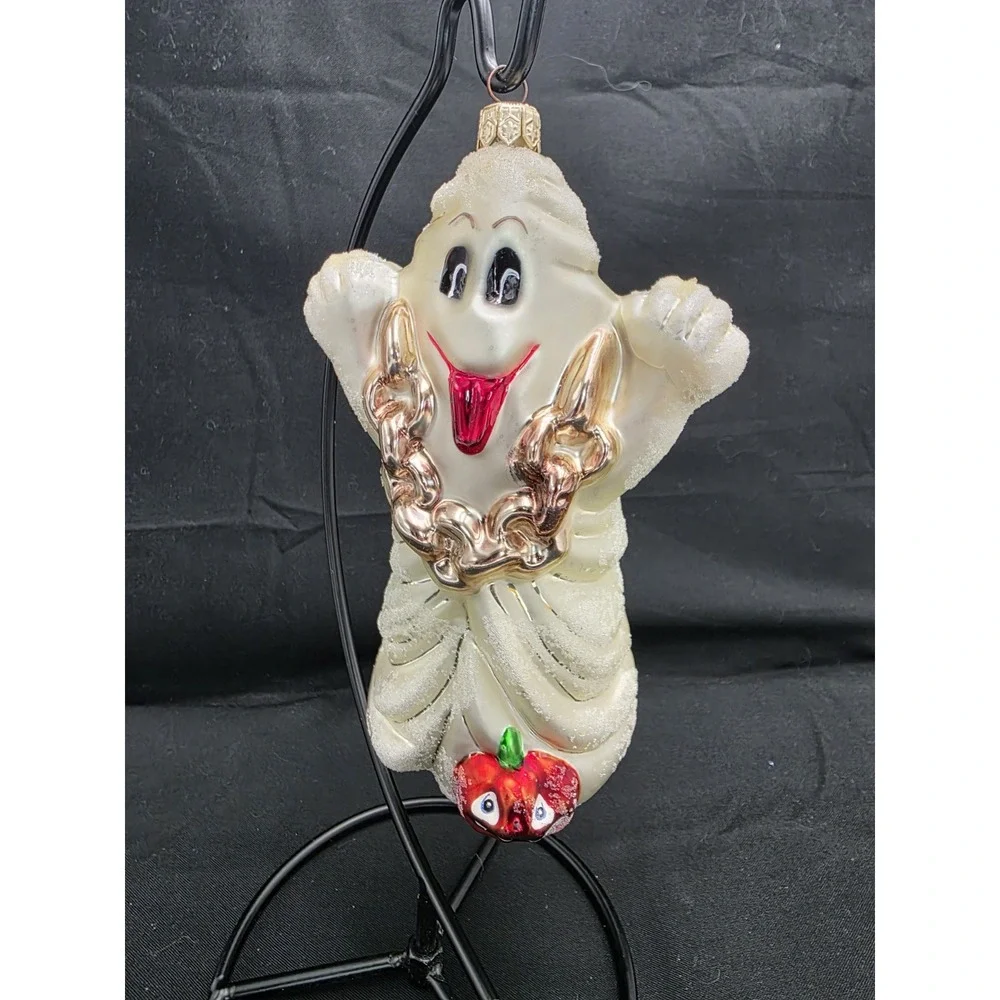 VTG Christopher Radko BOO WHO GHOST Halloween Ornament 98-266-0 6.5